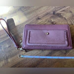 Pink Leather Wallet